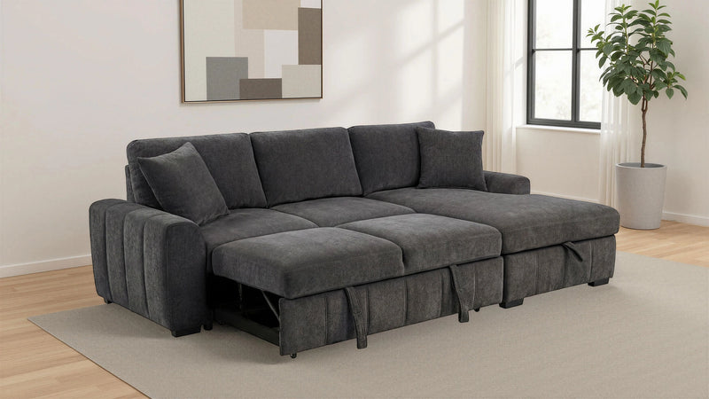 Pastrana Upholstered Sleeper Sectional Sofa