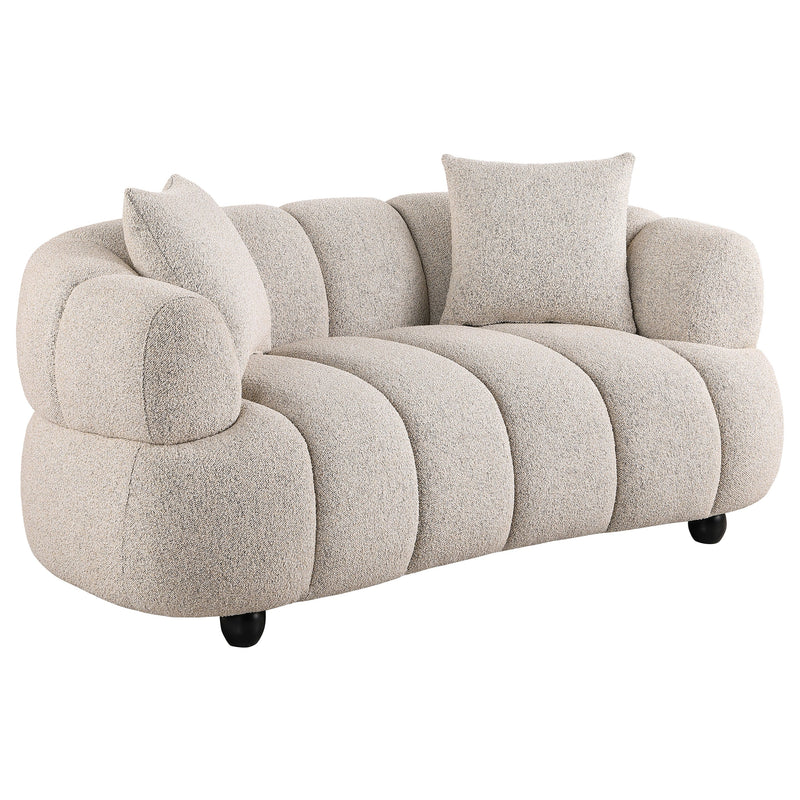 Whitney Woven Fabric Upholstered Sofa Set