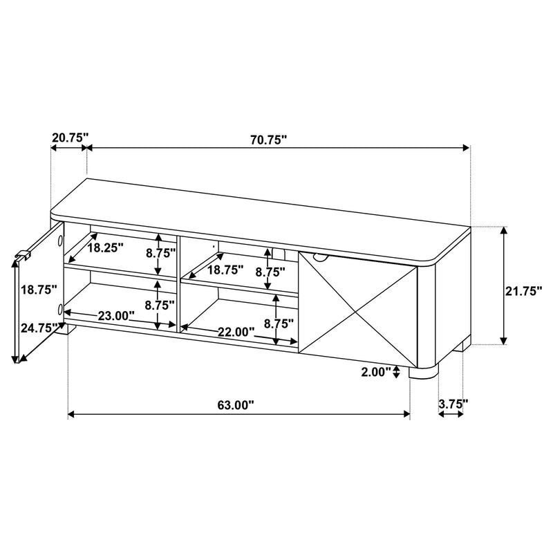 Marcelo 71-inch TV Stand