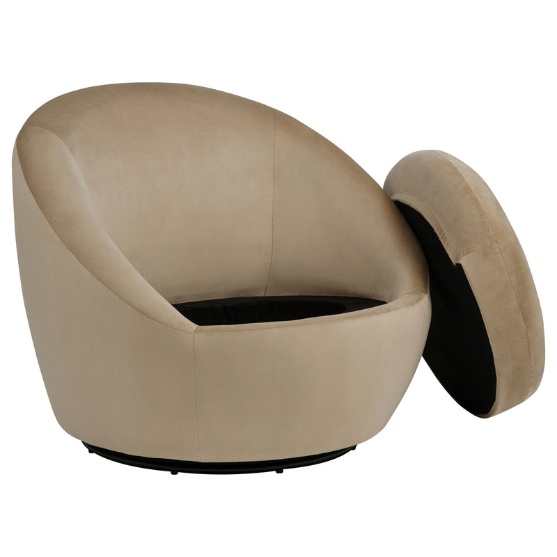 Myernick Upholstered Swivel Accent Chair