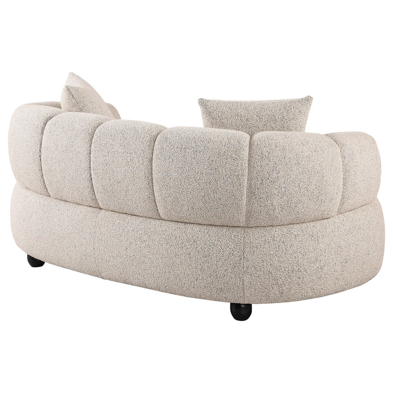 Whitney Woven Fabric Upholstered Loveseat