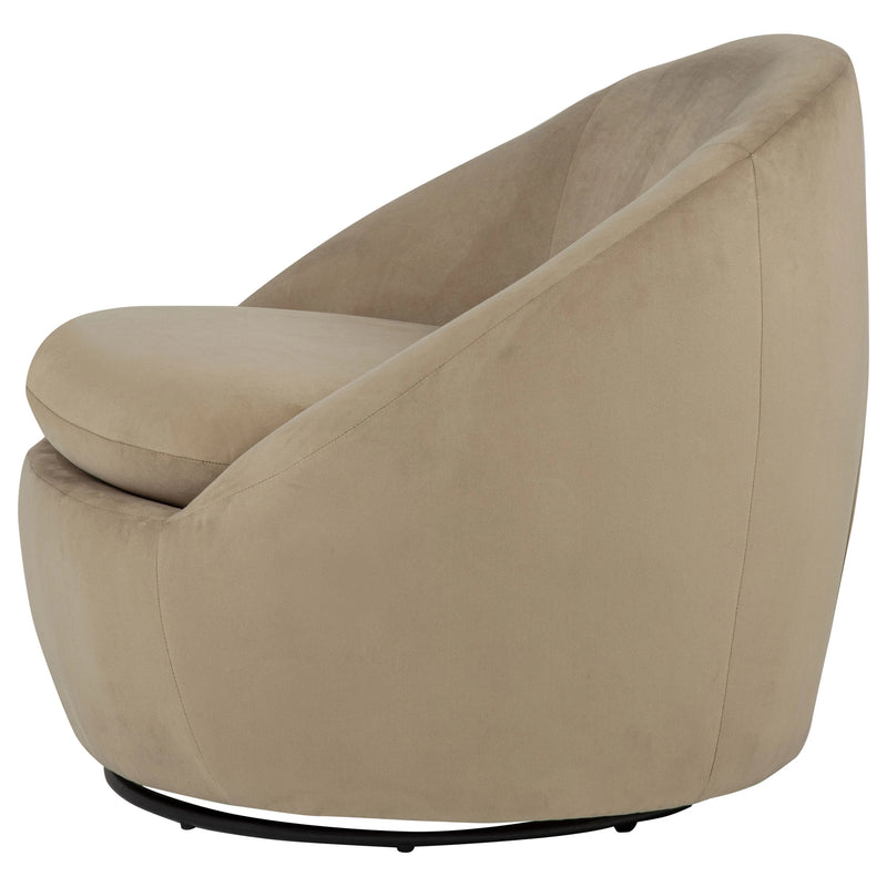 Myernick Upholstered Swivel Accent Chair