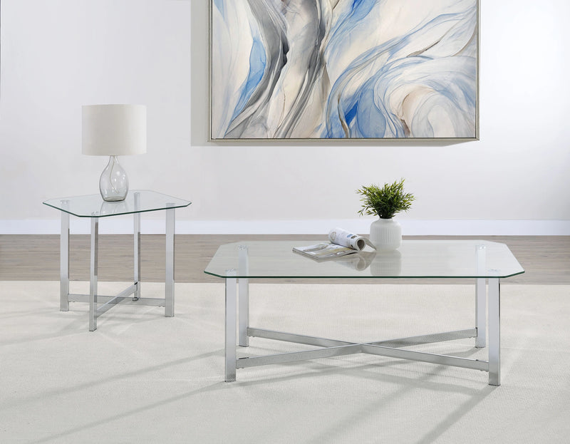 Cronin Glass Top Coffee Table