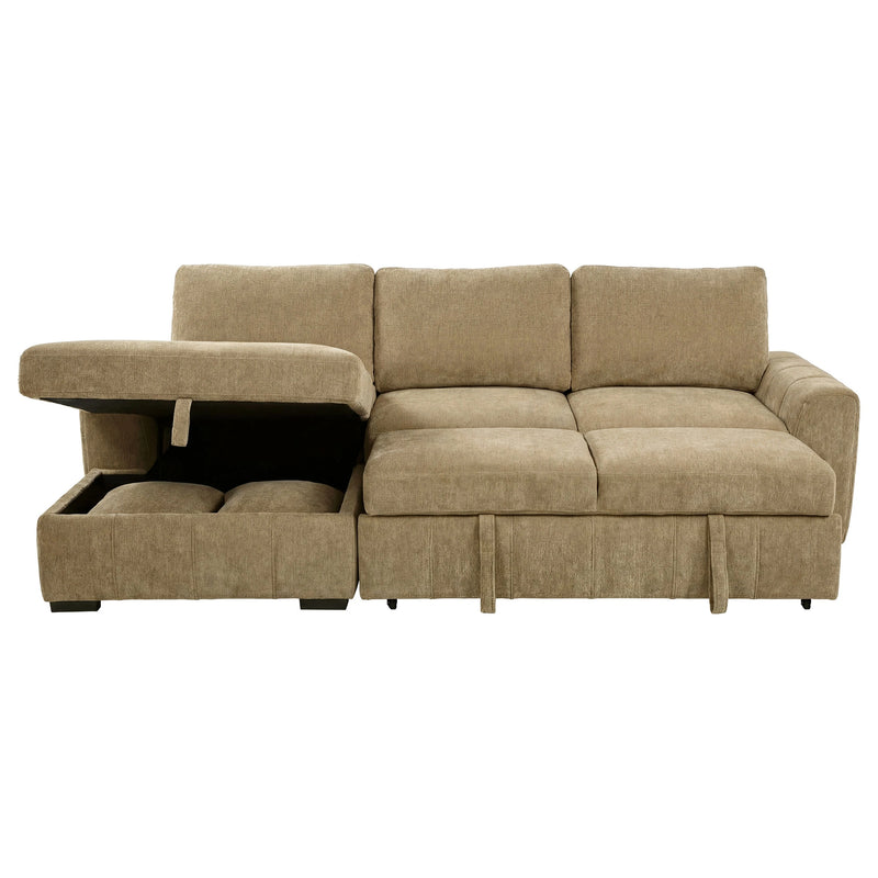 Pastrana Upholstered Sleeper Sectional Sofa