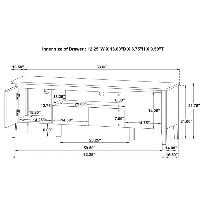 Bradley 63-inch TV Stand