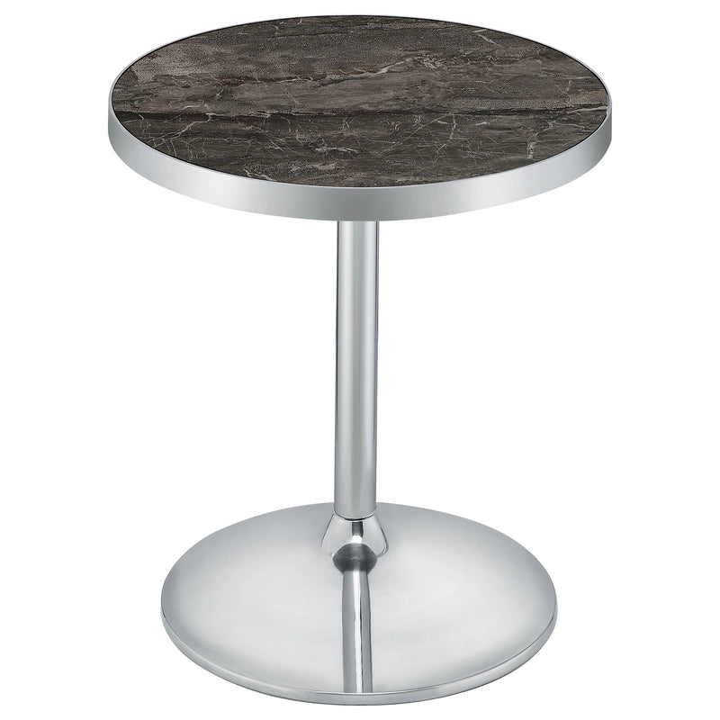 Cazen Round Pedestal Side Table