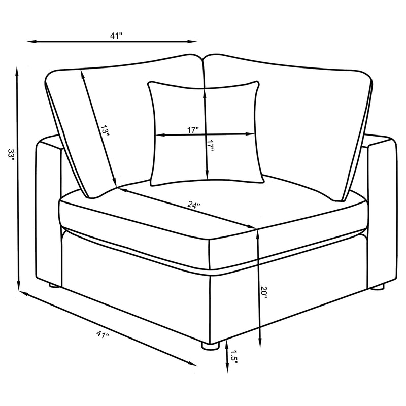 Serene Corner Chair