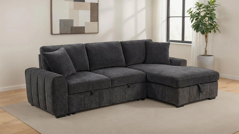 Pastrana Upholstered Sleeper Sectional Sofa