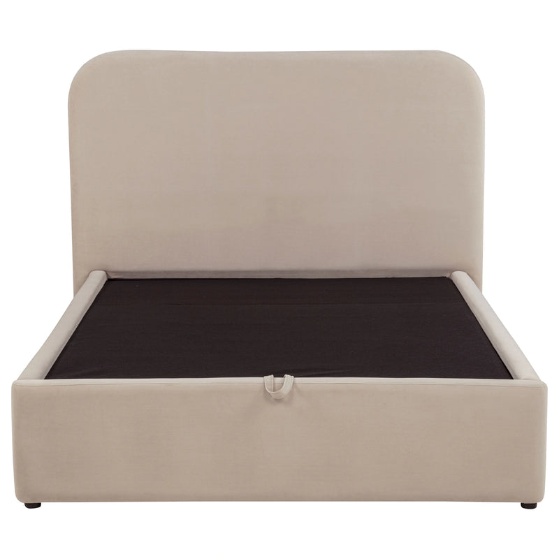 Anders Upholstered Storage Lift Platform Bed