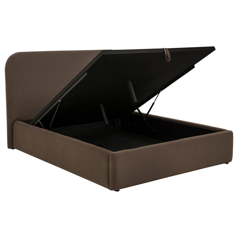 Anders Upholstered Storage Lift Platform Bed