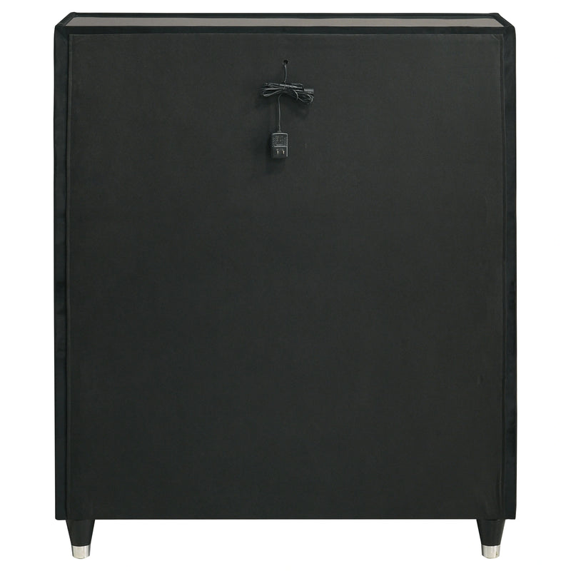 Ravenne Velvet Upholstered LED Chest
