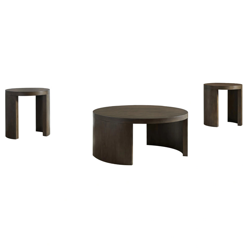 Sweeney Round Coffee Table Set