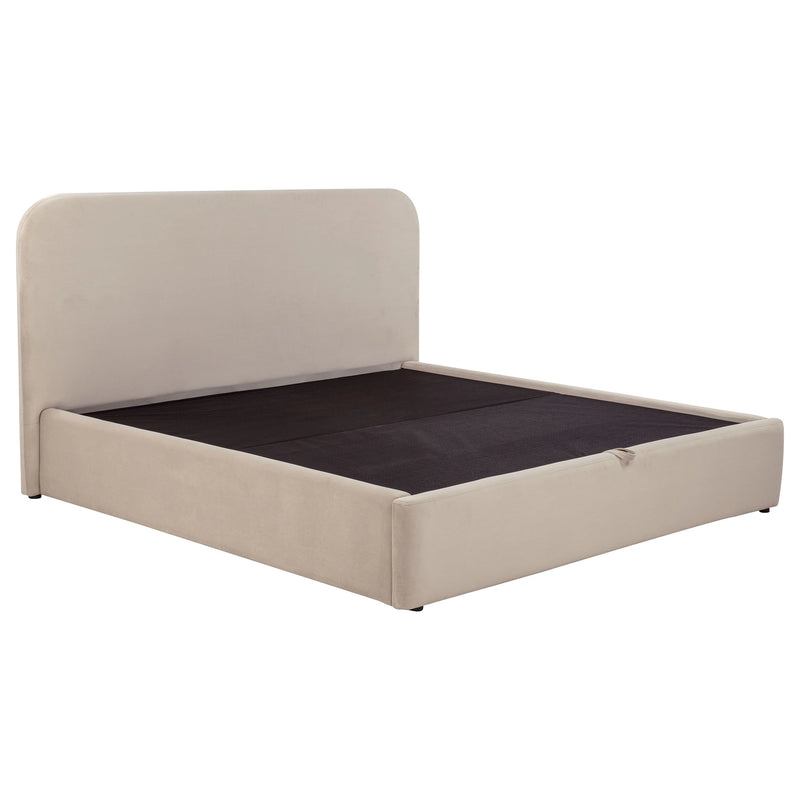 Anders Upholstered Storage Lift Platform Bed