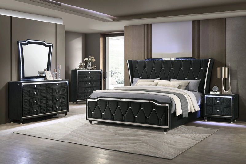 Lorient LED Dresser with Mirror