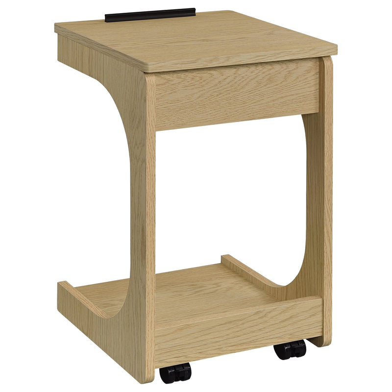 Ralston Lift-Top Side Table with Casters
