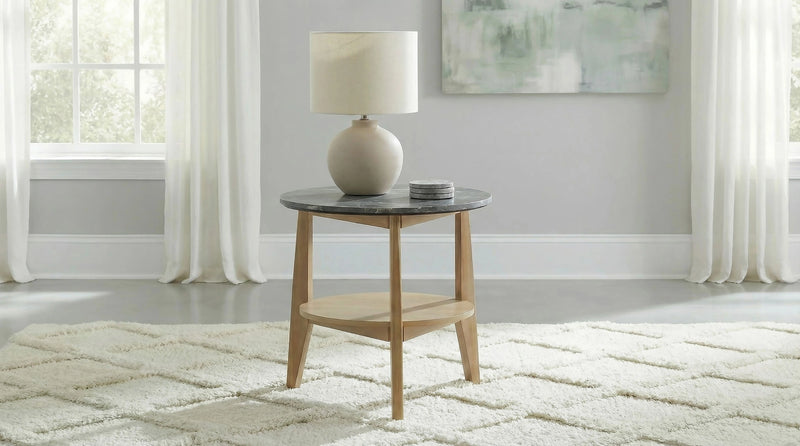 Bradley Round End Table