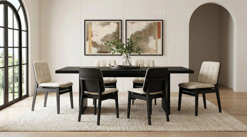 Decker Rectangular Wood Dining Table