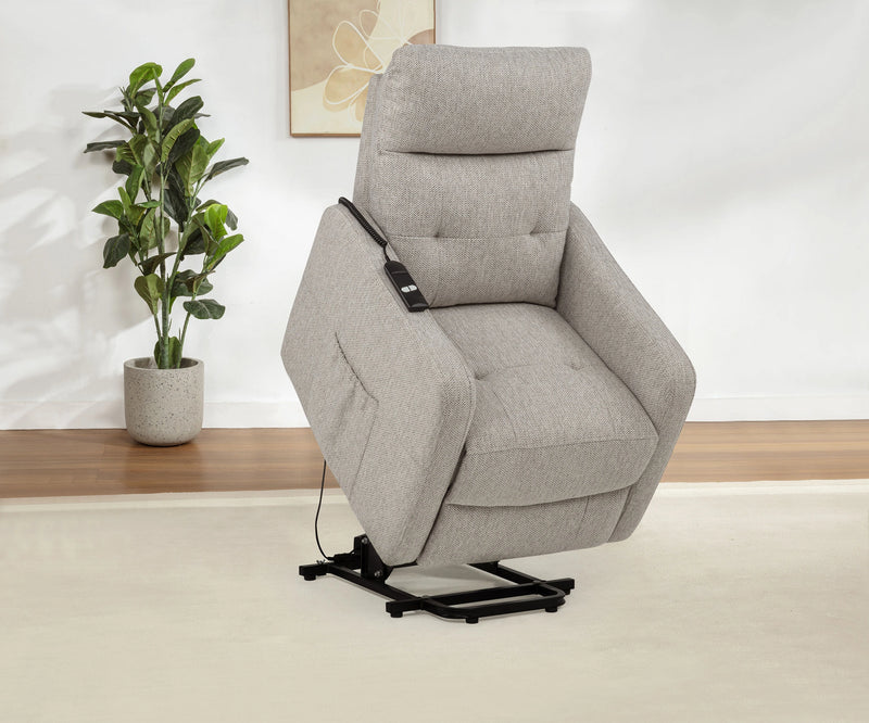 Dayes Upholstered Power Lift Recliner Chair