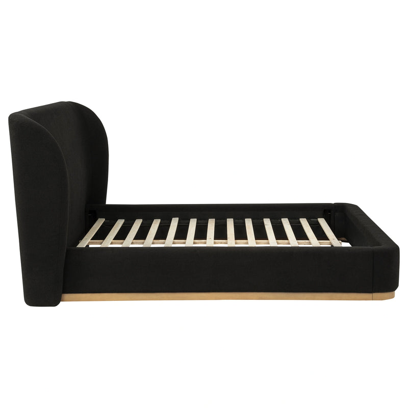 Blaire Upholstered Wingback Platform Bed