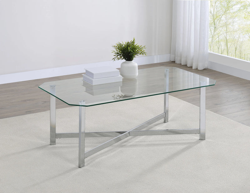 Cronin Glass Top Coffee Table