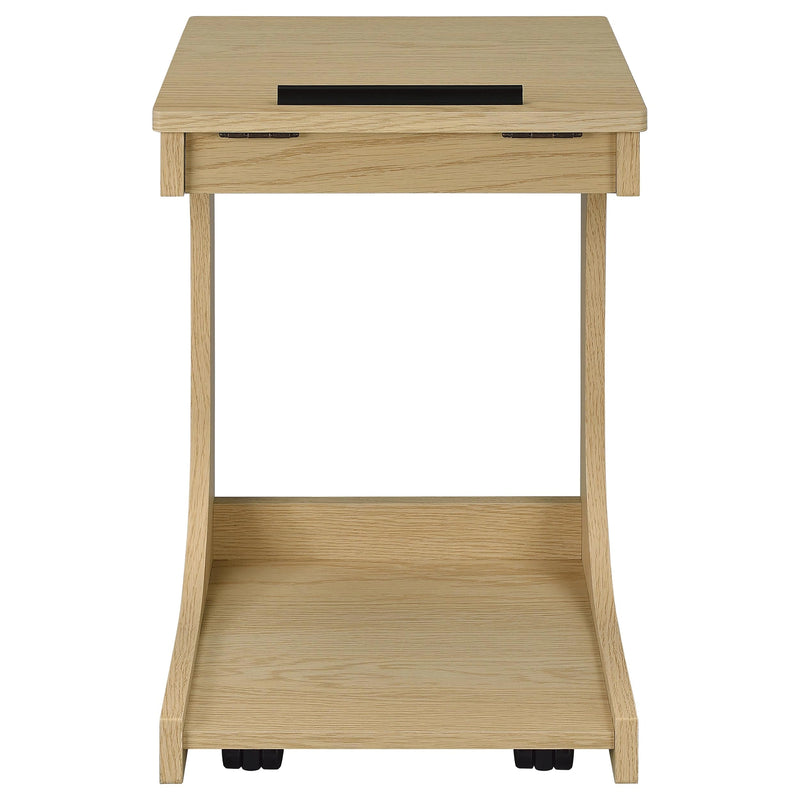 Ralston Lift-Top Side Table with Casters