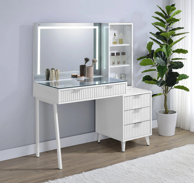 Souza Makeup Vanity Table and LED Mirror