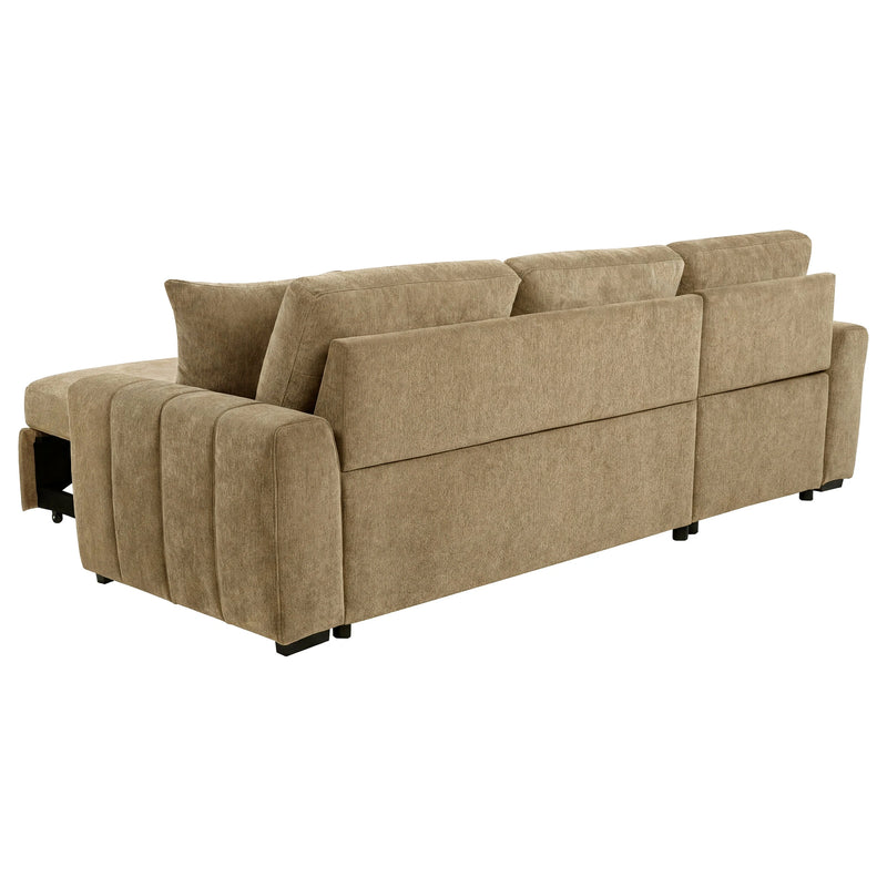 Pastrana Upholstered Sleeper Sectional Sofa