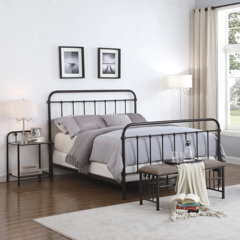 Livingston Metal Open Frame Bed