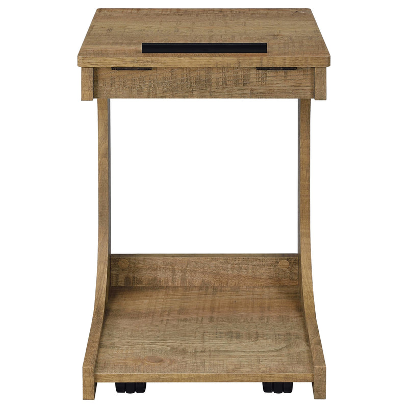 Ralston Lift-Top Side Table with Casters