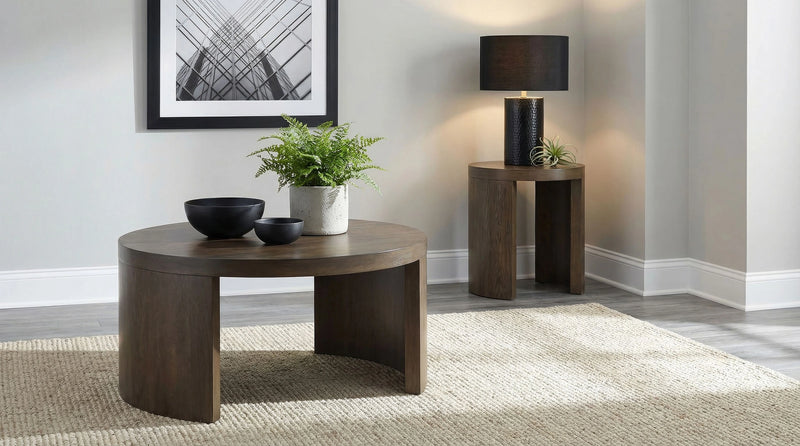 Sweeney Round Coffee Table Set