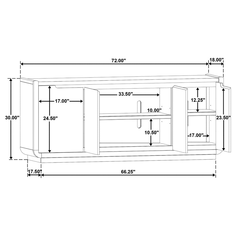 Leandro 72-inch TV Stand
