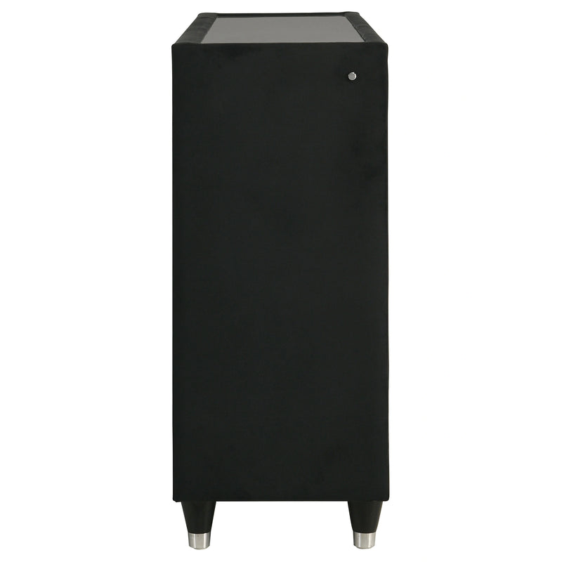 Ravenne Velvet Upholstered LED Dresser