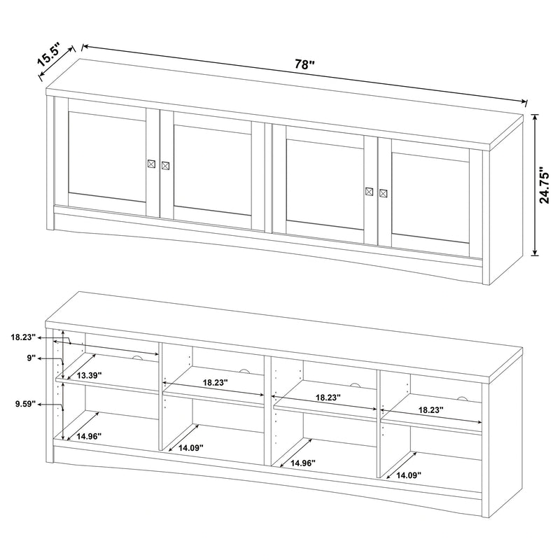 Laughlin 78" TV Stand
