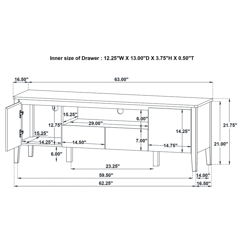 Bradley 63-inch TV Stand
