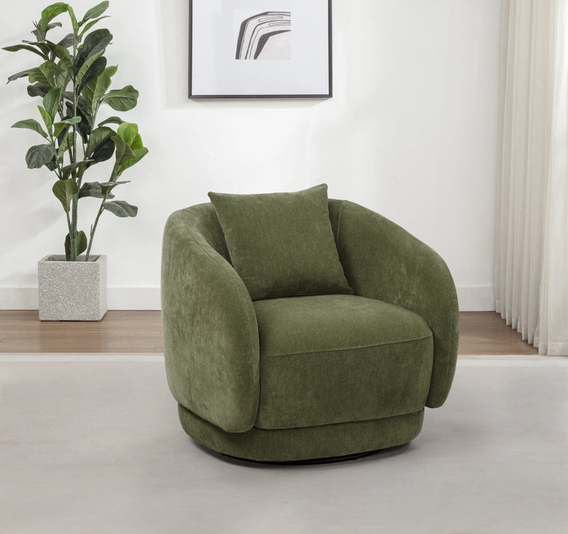 Arnaud Chenille Swivel Chair
