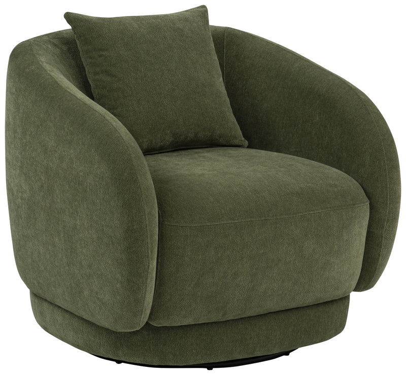 Arnaud Chenille Swivel Chair
