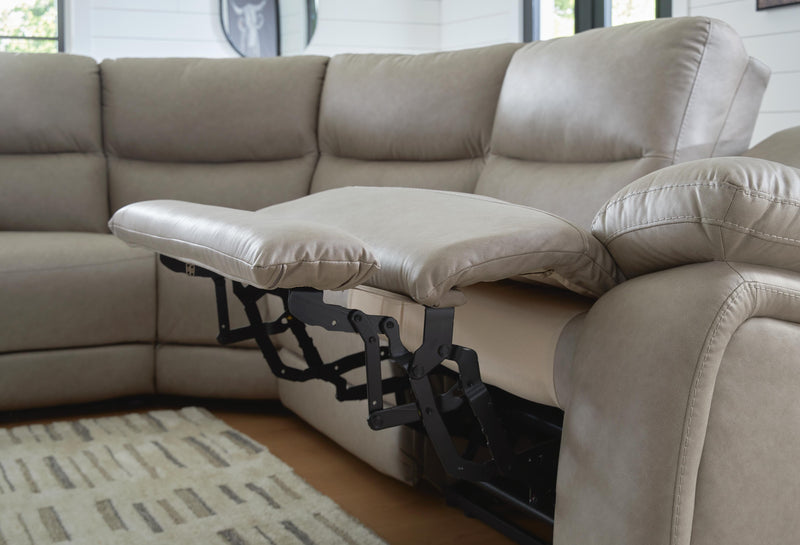 Narwhal Place Reclining Sectional with Storage Console