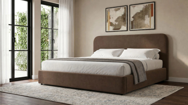 Anders Upholstered Storage Lift Platform Bed