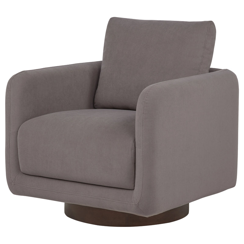 Iris Upholstered Swivel Accent Chair