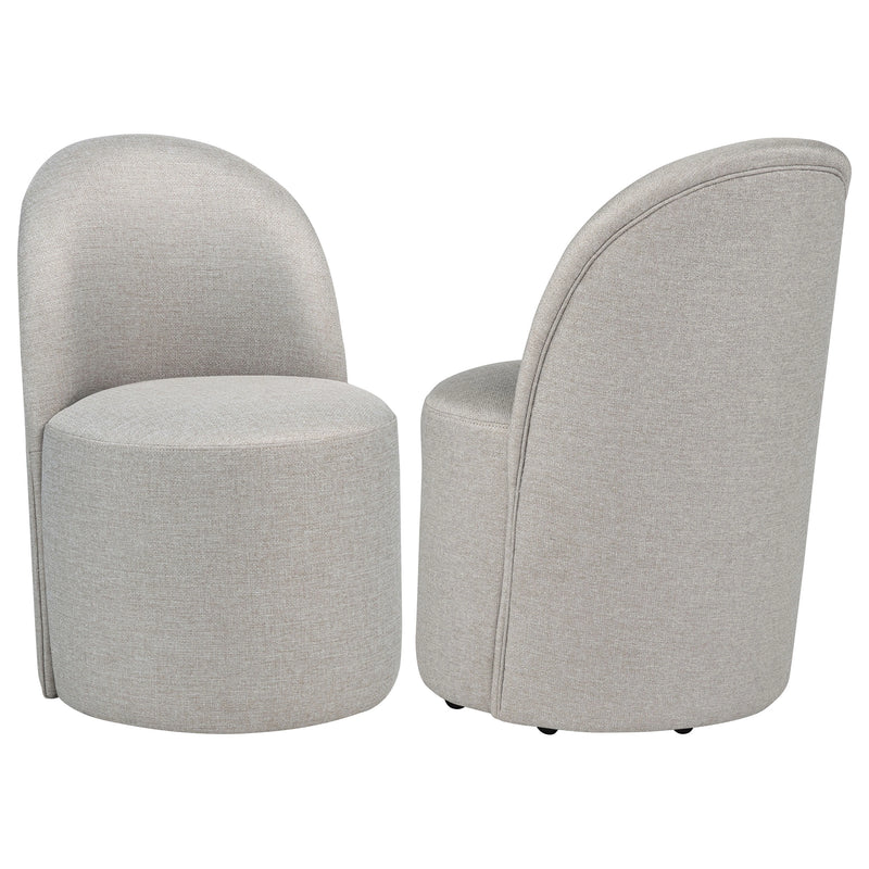 Aubrey Upholstered Barrel Dining Side Chair