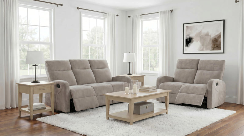 Hamilton Manual Reclining Sofa Set