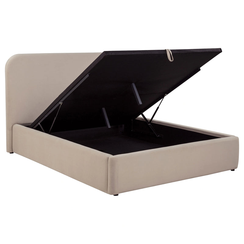 Anders Upholstered Storage Lift Platform Bed