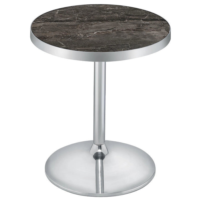 Cazen Round Pedestal Side Table