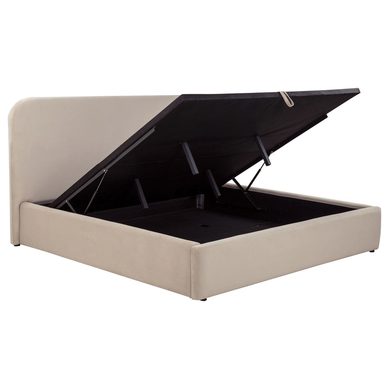 Anders Upholstered Storage Lift Platform Bed