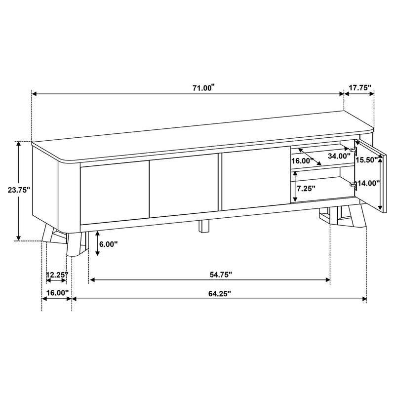 Trotter 71-inch TV Stand