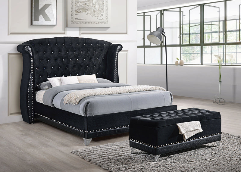 Barzini Wingback Platform Bed