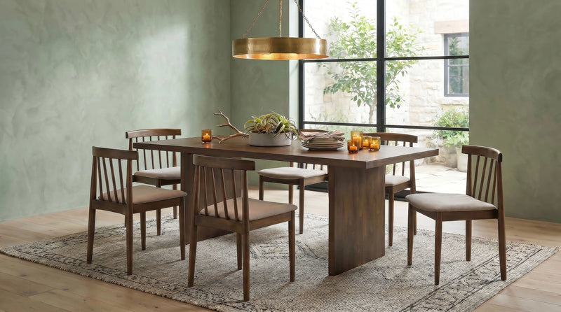 Decker Rectangular Wood Dining Table