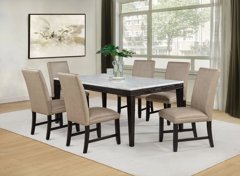 Averill Marble Top Dining Table
