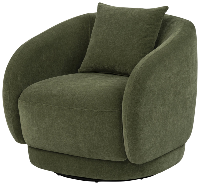 Arnaud Chenille Swivel Chair