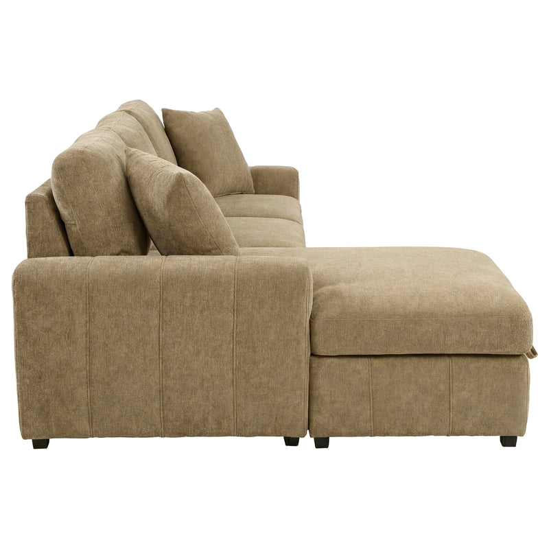 Pastrana Upholstered Sleeper Sectional Sofa